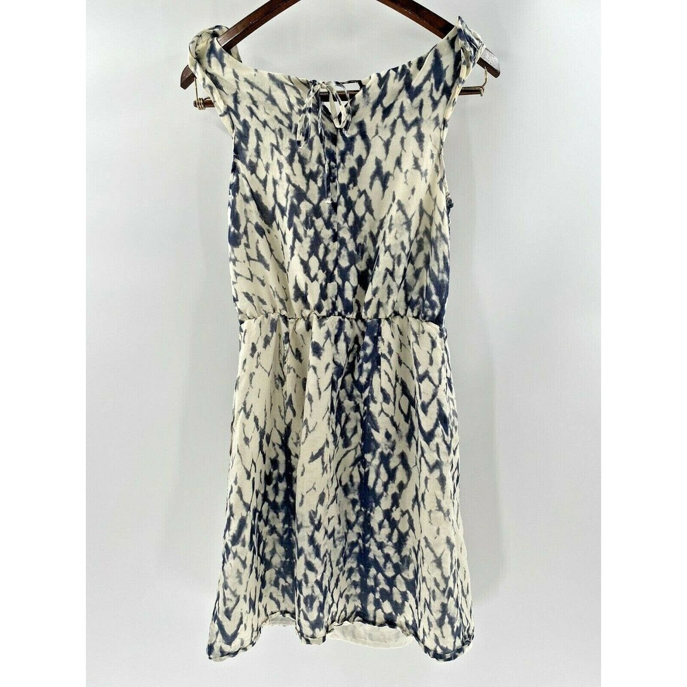 The Gap Women's size XS Gray/Blue Dress Above Knee Sleeveless With Pockets